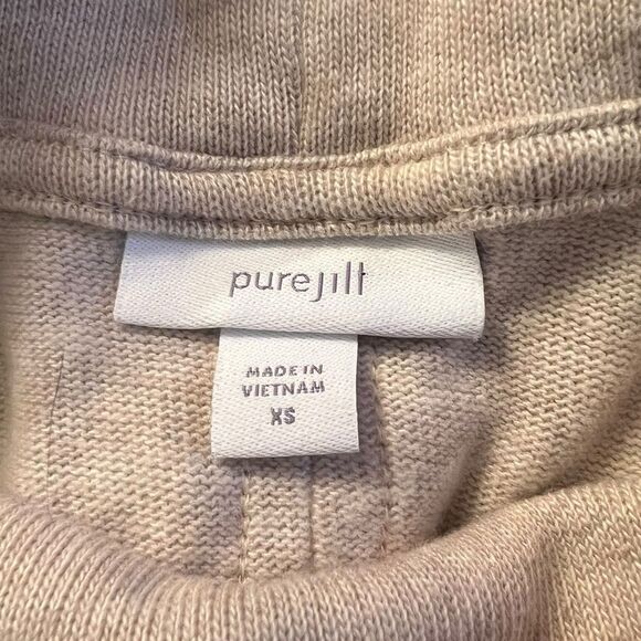 J. Jill pure Jill light oatmeal poncho like sweater - Picture 3 of 9